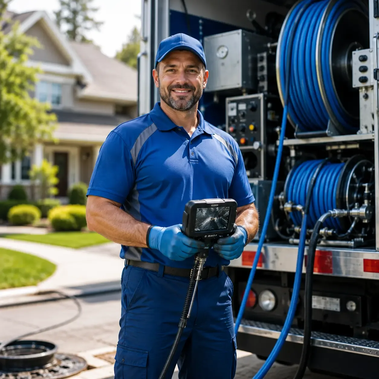 Local outdoor drain cleaning specialists in Devers, TX